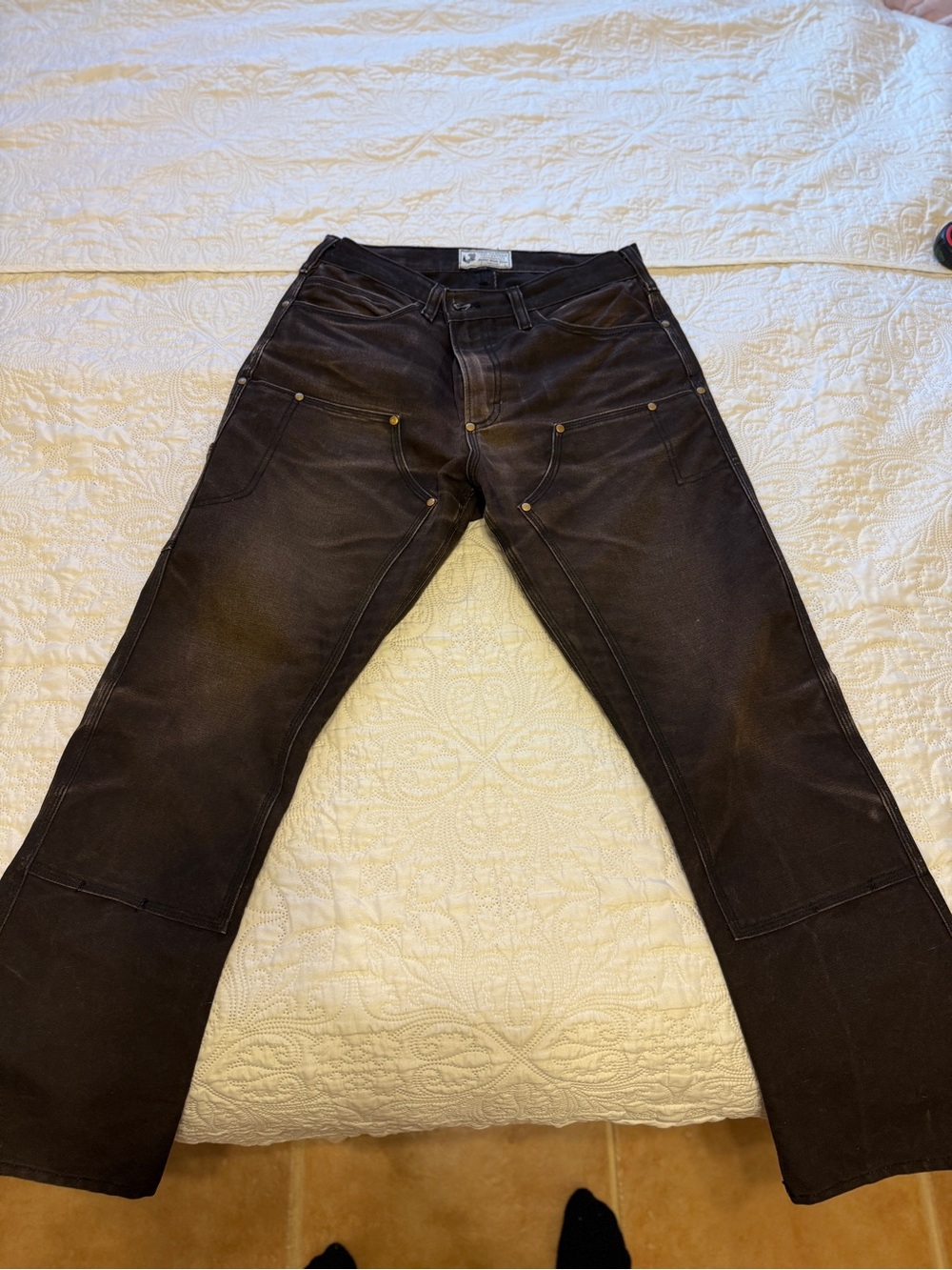 Red Clouds Collective - GN.01 FITTED WORK PANT - WALNUT BROWN CANVAS